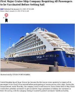 First Major Cruise Ship Company Requiring All Passengers to be Vaccinated Before Setting Sail