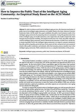 How to Improve the Public Trust of the Intelligent Aging Community: An Empirical Study Based on the ACSI Model - MDPI