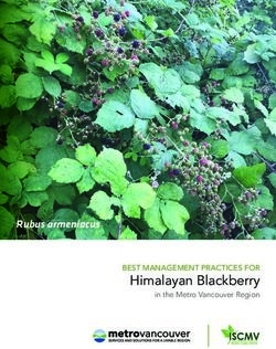 Himalayan Blackberry BEST MANAGEMENT PRACTICES FOR - Rubus armeniacus - Metro Vancouver