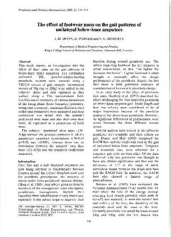 The effect of footwear mass on the gait patterns of unilateral below-knee amputees