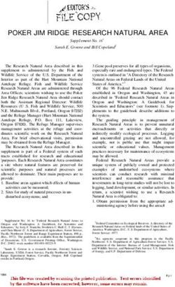 POKER JIM RIDGE RESEARCH NATURAL AREA