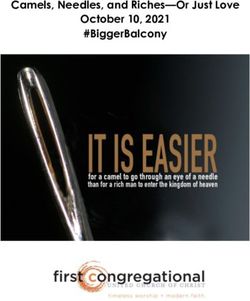 Camels, Needles, and Riches-Or Just Love October 10, 2021 #BiggerBalcony