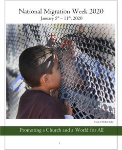 National Migration Week 2020 - Promoting a Church and a World for All - January 5th - 11th, 2020 - Justice for Immigrants