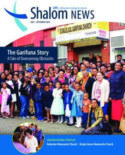 Shalom NEWS The Garifuna Story - A Tale of Overcoming Obstacles - LMC - a fellowship of Anabaptist churches