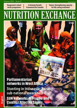 NUTRITION EXCHANGE - Parliamentarian networks in West Africa - ENN