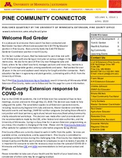 PINE COMMUNITY CONNECTOR - UMN Extension