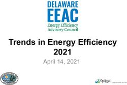 Trends in Energy Efficiency 2021 - April 14, 2021 - Delaware.gov