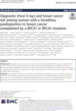 Diagnostic chest X-rays and breast cancer risk among women with a hereditary predisposition to breast cancer unexplained by a BRCA1 or BRCA2 mutation