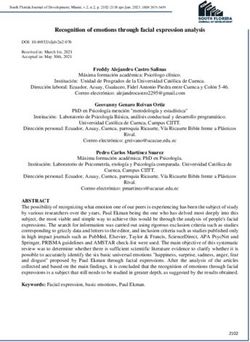 Recognition of emotions through facial expression analysis