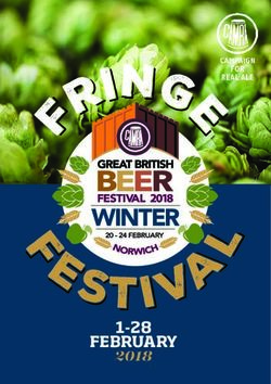 FEBRUARY 1-28 - CAMRA's Norwich and Norfolk branch