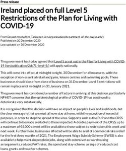 Ireland placed on full Level 5 Restrictions of the Plan for Living with - COVID-19