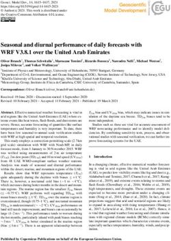 Seasonal and diurnal performance of daily forecasts with WRF V3.8.1 over the United Arab Emirates - GMD