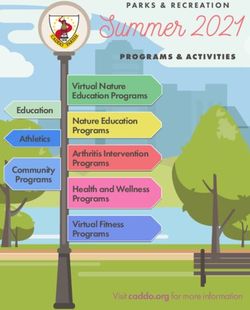 Summer 2021 - Caddo Parish