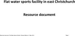 Flat water sports facility in east Christchurch Resource document