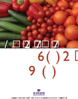 GARDEN GUIDE - Kansas State University Agricultural Experiment Station and Cooperative Extension Service - Kansas State ...