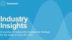 Industry Insights A roundup of noteworthy foodservice findings for the week of June 28, 2021 - Winsight