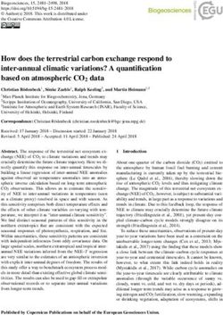 How does the terrestrial carbon exchange respond to inter-annual climatic variations? A quantification based on atmospheric CO2 data - Biogeosciences