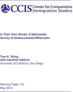 In Their Own Words: A Nationwide Survey of Undocumented Millennials Tom K. Wong with Carolina Valdivia - University of California, San Diego ...