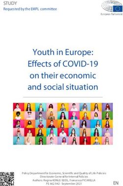 Youth in Europe: Effects of COVID-19 on their economic and social situation