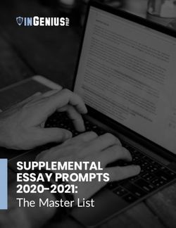 SUPPLEMENTAL ESSAY PROMPTS - 2020-2021: The Master List - Hewlett ...