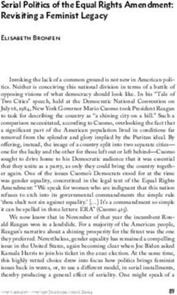 Serial Politics of the Equal Rights Amendment: Revisiting a Feminist Legacy