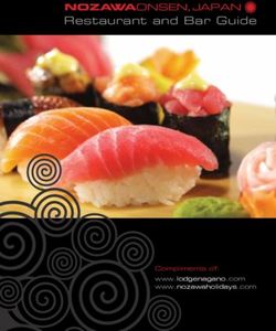 Restaurant and Bar Guide - ONSEN,JAPAN - Compliments of: www.lodgenagano.com www.nozawaholidays.com