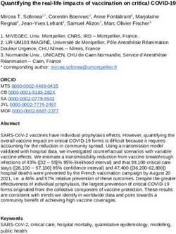 Quantifying the real-life impacts of vaccination on critical COVID-19 - OSF
