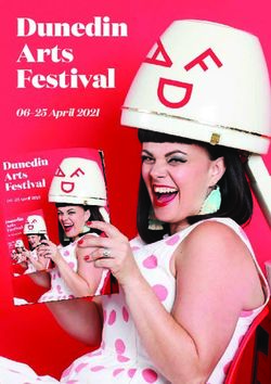 Dunedin Arts Festival - Dunedin Arts Festival 06-23 April 2021