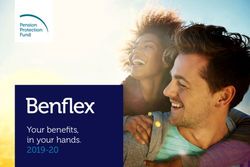Your benefits, in your hands. 2019-20 - Pension Protection Fund