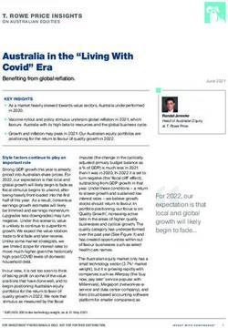 Australia in the "Living With Covid" Era - T. Rowe Price
