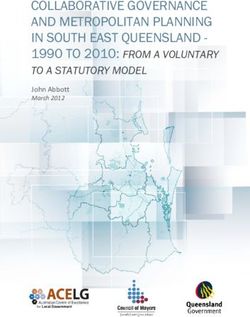 COLLABORATIVE GOVERNANCE AND METROPOLITAN PLANNING IN SOUTH EAST QUEENSLAND - 1990 TO 2010: FROM A VOLUNTARY TO A STATUTORY MODEL John Abbott ...