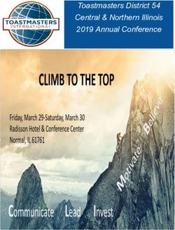 Toastmasters District 54 Central & Northern Illinois 2019 Annual Conference