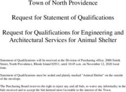 Town of North Providence Request for Statement of Qualifications Request for Qualifications for Engineering and Architectural Services for Animal ...