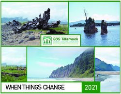 WHEN THINGS CHANGE - Tillamook County ...