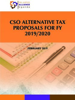 CSO ALTERNATIVE TAX PROPOSALS FOR FY - 2019/2020 FEBRUARY 2019 - SEATINI UGANDA