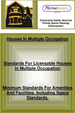 Houses In Multiple Occupation Standards For Licensable Houses In Multiple Occupation Minimum Standards For Amenities And Facilities, Including ...