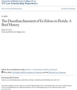 The Disenfranchisement of Ex-Felons in Florida: A Brief History - UF Law Scholarship ...