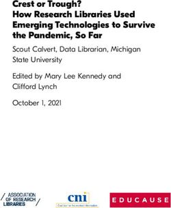 Crest or Trough? How Research Libraries Used Emerging Technologies to Survive the Pandemic, So Far - Scout Calvert, Data Librarian, Michigan State ...