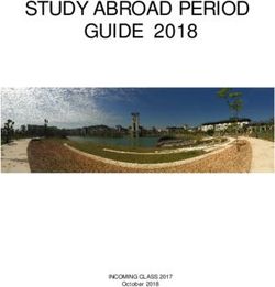 STUDY ABROAD PERIOD GUIDE 2018 - INCOMING CLASS 2017 October 2018 - Into For Aalto students