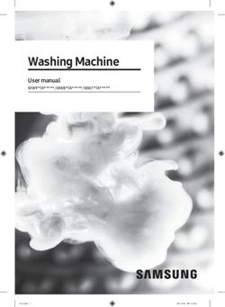 Washing Machine User manual