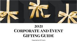 Corporate and Event Gifting Guide 2021