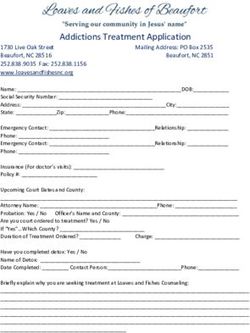 Addictions Treatment Application - Loaves and Fishes