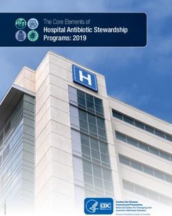 Hospital Antibiotic Stewardship Programs: 2019 - The Core Elements of