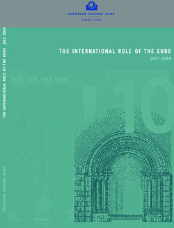 THE INTERNATIONAL ROLE OF THE EURO - JULY 2008