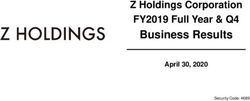 Business Results Z Holdings Corporation FY2019 Full Year & Q4 - April 30, 2020