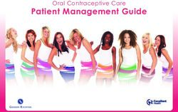 Patient Management Guide - Oral Contraceptive Care - Know Your Contraceptives