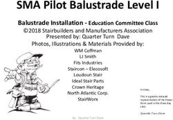 SMA Pilot Balustrade Level I - Balustrade Installation - Education Committee Class - The Stairbuilders and Manufacturers ...