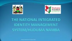 Huduma Namba kwa Huduma Bora