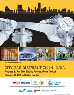 CITY GAS DISTRIBUTION IN INDIA - India Infrastructure