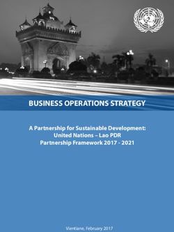 BUSINESS OPERATIONS STRATEGY - A Partnership for Sustainable Development: United Nations - Lao PDR Partnership Framework 2017 2021 - United ...